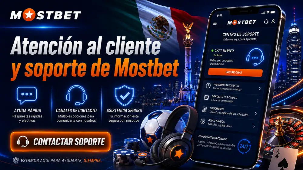 Atención al cliente y soporte de Mostbet