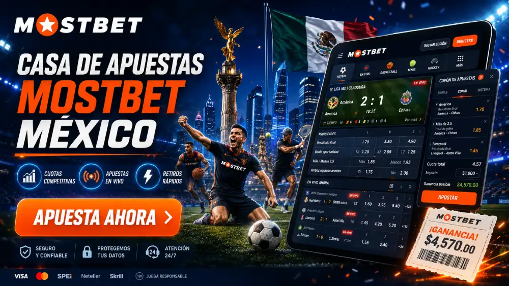 Casa de apuestas Mostbet México